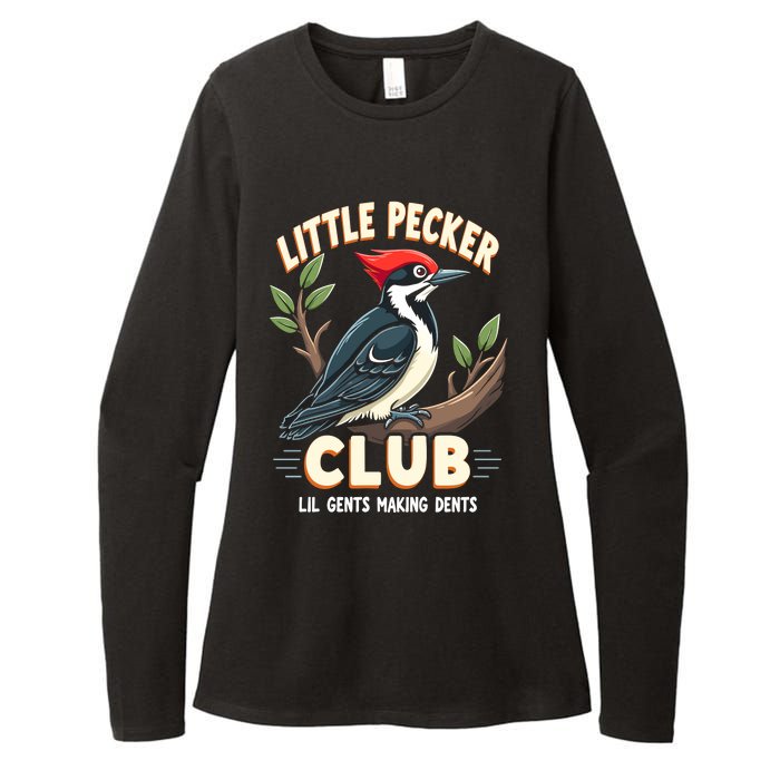 Little Pecker Club Womens CVC Long Sleeve Shirt