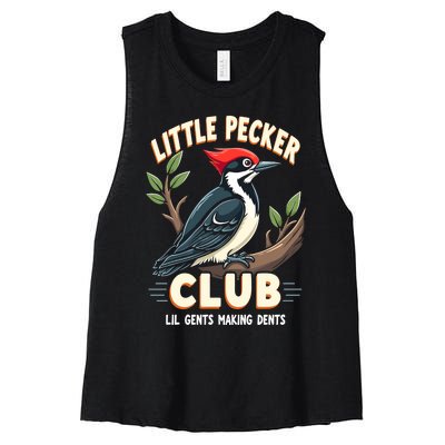 Little Pecker Club Women's Racerback Cropped Tank