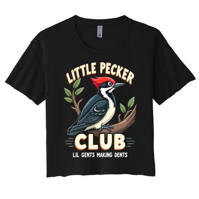 Little Pecker Club Women's Crop Top Tee