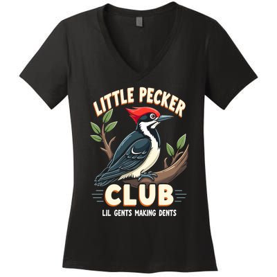 Little Pecker Club Women's V-Neck T-Shirt