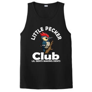 Little Pecker Club Lil Gents Making Dents Funny Woodpecker PosiCharge Competitor Tank