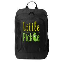 Little Pickle Cute Pickles Vegetable Veggie Girl Boy City Backpack