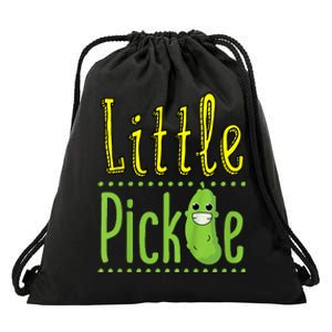 Little Pickle Cute Pickles Vegetable Veggie Girl Boy Drawstring Bag