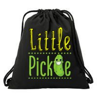 Little Pickle Cute Pickles Vegetable Veggie Girl Boy Drawstring Bag