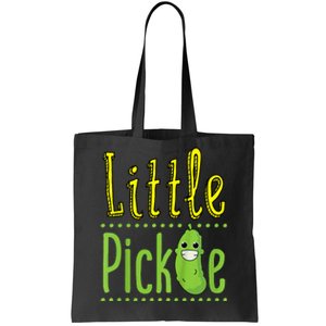 Little Pickle Cute Pickles Vegetable Veggie Girl Boy Tote Bag