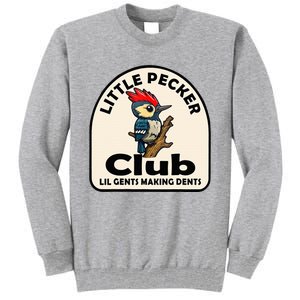 Little Pecker Club Lil Gents Making Dents Tall Sweatshirt