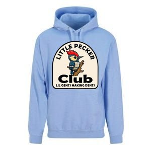 Little Pecker Club Lil Gents Making Dents Unisex Surf Hoodie