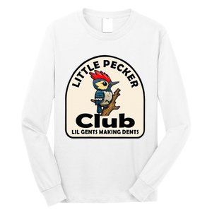 Little Pecker Club Lil Gents Making Dents Long Sleeve Shirt