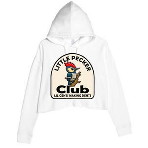 Little Pecker Club Lil Gents Making Dents Crop Fleece Hoodie