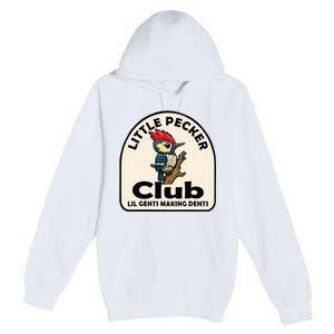 Little Pecker Club Lil Gents Making Dents Premium Pullover Hoodie