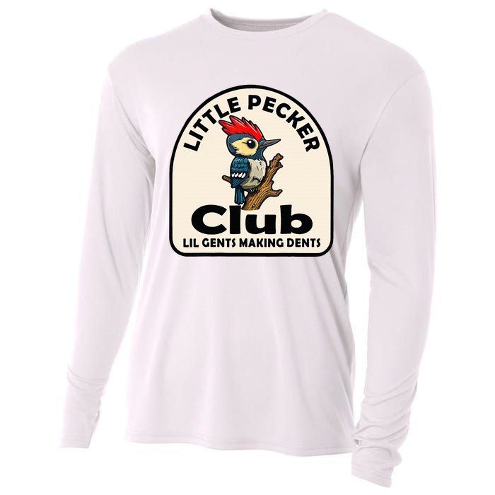 Little Pecker Club Lil Gents Making Dents Cooling Performance Long Sleeve Crew