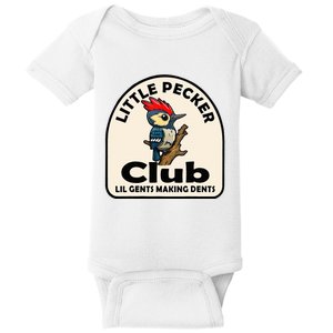 Little Pecker Club Lil Gents Making Dents Baby Bodysuit