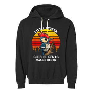 Little Pecker Club Lil Gents Making Dents Garment-Dyed Fleece Hoodie