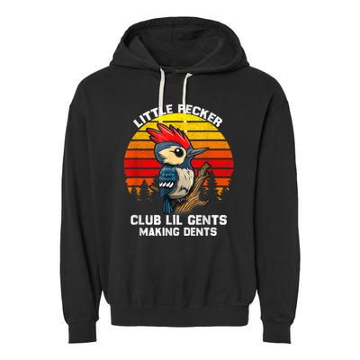 Little Pecker Club Lil Gents Making Dents Garment-Dyed Fleece Hoodie