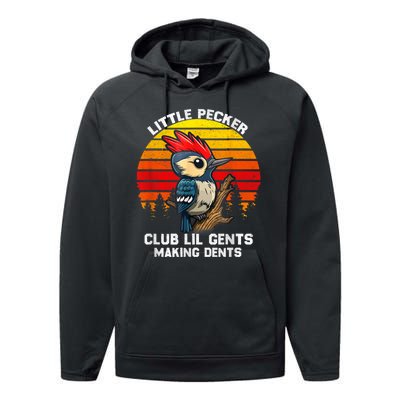 Little Pecker Club Lil Gents Making Dents Performance Fleece Hoodie