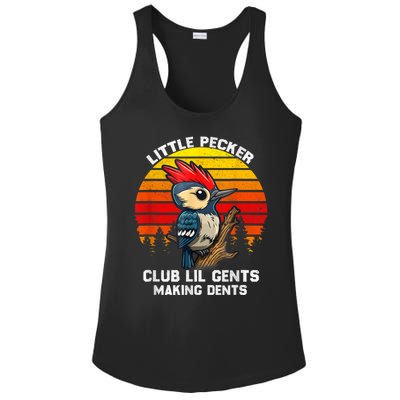 Little Pecker Club Lil Gents Making Dents Ladies PosiCharge Competitor Racerback Tank