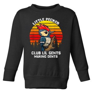 Little Pecker Club Lil Gents Making Dents Toddler Sweatshirt