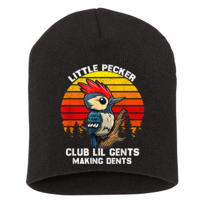 Little Pecker Club Lil Gents Making Dents Short Acrylic Beanie