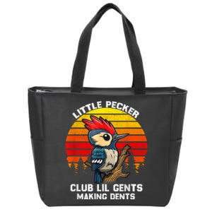 Little Pecker Club Lil Gents Making Dents Zip Tote Bag