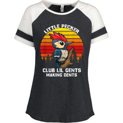 Little Pecker Club Lil Gents Making Dents Enza Ladies Jersey Colorblock Tee