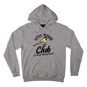 Little Pecker Club Lil Gents Making Dents Funny Tall Hoodie