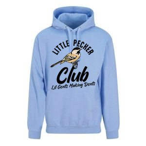 Little Pecker Club Lil Gents Making Dents Funny Unisex Surf Hoodie