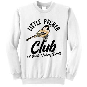 Little Pecker Club Lil Gents Making Dents Funny Sweatshirt