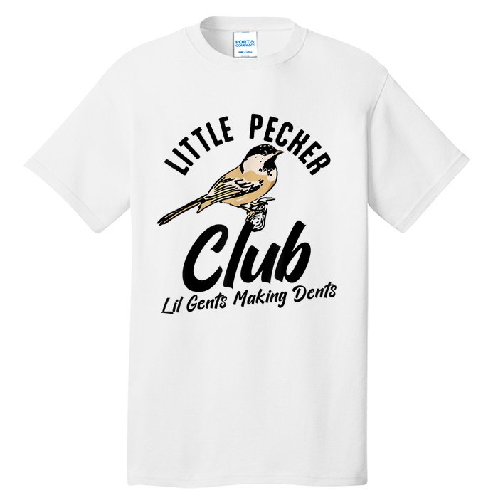 Little Pecker Club Lil Gents Making Dents Funny Tall T-Shirt