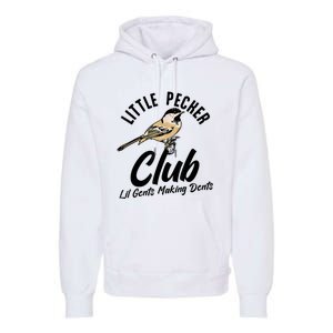 Little Pecker Club Lil Gents Making Dents Funny Premium Hoodie