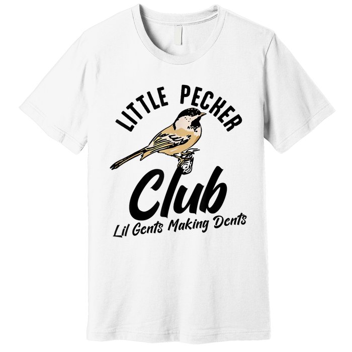 Little Pecker Club Lil Gents Making Dents Funny Premium T-Shirt