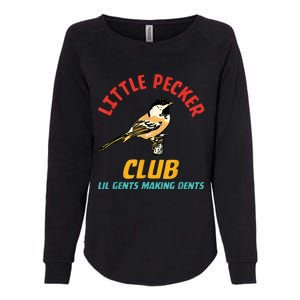 Little Pecker Club Lil Gents Making Dents Womens California Wash Sweatshirt