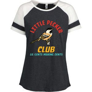 Little Pecker Club Lil Gents Making Dents Enza Ladies Jersey Colorblock Tee