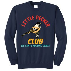 Little Pecker Club Lil Gents Making Dents Tall Sweatshirt