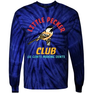 Little Pecker Club Lil Gents Making Dents Tie-Dye Long Sleeve Shirt