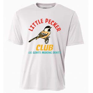 Little Pecker Club Lil Gents Making Dents Cooling Performance Crew T-Shirt