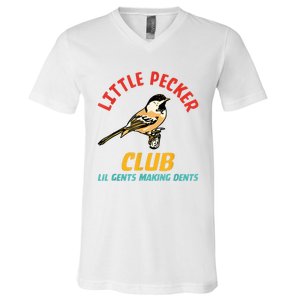 Little Pecker Club Lil Gents Making Dents V-Neck T-Shirt