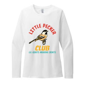 Little Pecker Club Lil Gents Making Dents Womens CVC Long Sleeve Shirt