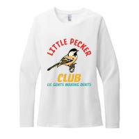 Little Pecker Club Lil Gents Making Dents Womens CVC Long Sleeve Shirt