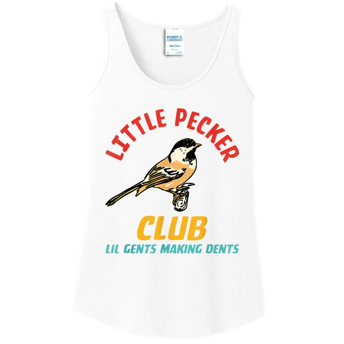 Little Pecker Club Lil Gents Making Dents Ladies Essential Tank