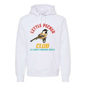 Little Pecker Club Lil Gents Making Dents Premium Hoodie