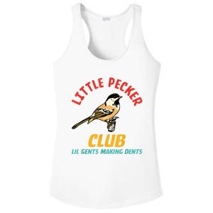 Little Pecker Club Lil Gents Making Dents Ladies PosiCharge Competitor Racerback Tank