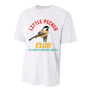 Little Pecker Club Lil Gents Making Dents Performance Sprint T-Shirt