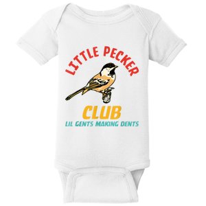 Little Pecker Club Lil Gents Making Dents Baby Bodysuit