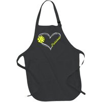 Love Pickleball Cute Pickleball Match, I Love Pickleball Full-Length Apron With Pockets