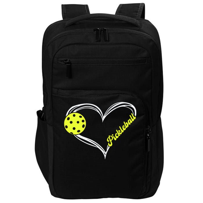 Love Pickleball Cute Pickleball Match, I Love Pickleball Impact Tech Backpack