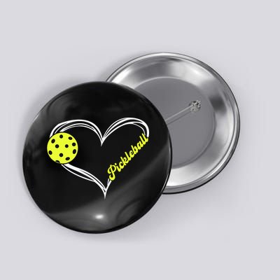I Love Pickleball Cute Match Button