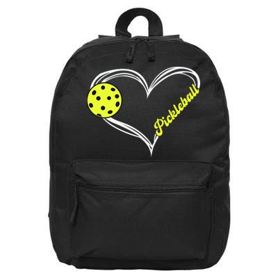 I Love Pickleball Cute Match 16 in Basic Backpack