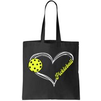 Love Pickleball Cute Pickleball Match, I Love Pickleball Tote Bag