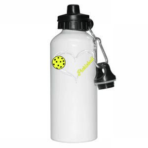 Love Pickleball Cute Pickleball Match, I Love Pickleball Aluminum Water Bottle