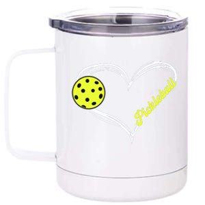 Love Pickleball Cute Pickleball Match, I Love Pickleball 12 oz Stainless Steel Tumbler Cup